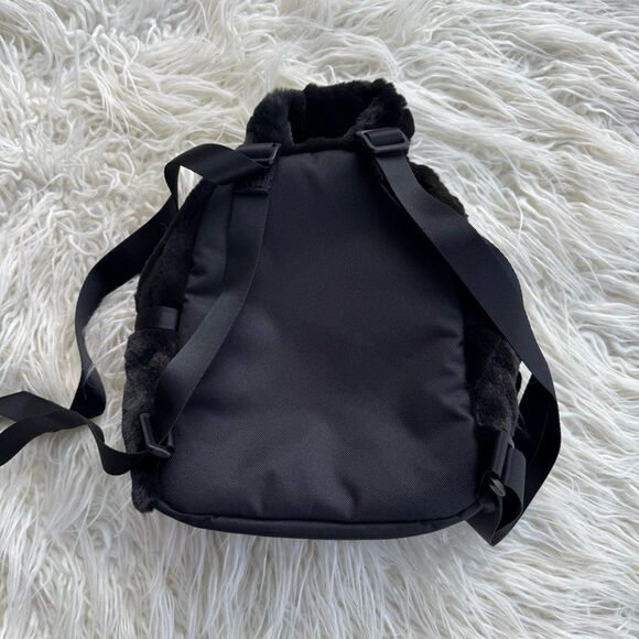 Nike Futura Faux Fur Mini Backpack Black 6L FZ1328-010 - Picture 6 of 10
